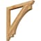 Ekena Millwork Imperial Slat Rough Sawn Bracket, Western Red Cedar, 4"W x 44"D x 44"H BKT04X44X44IMP06RWR - alternate 1